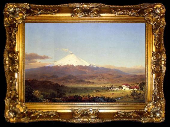 framed  Frederic Edwin Church Cotopaxi, ta009-2